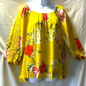 Unique Spectrum Puebla Mexican Style Top RN 53237